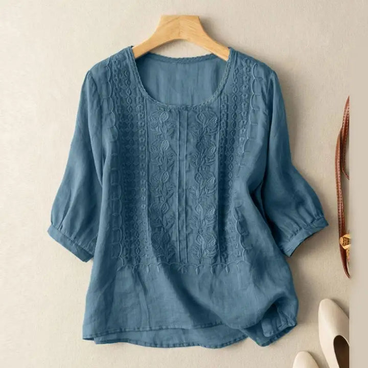 Debbie | Embroidered Relaxed Blouse