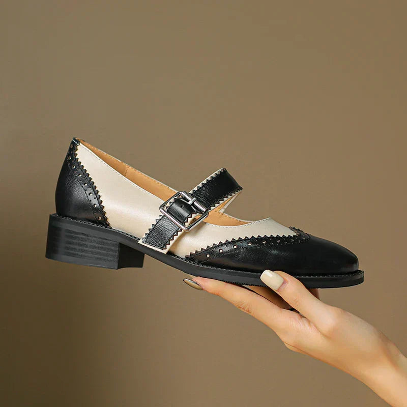 Miana | Leather Mary Janes