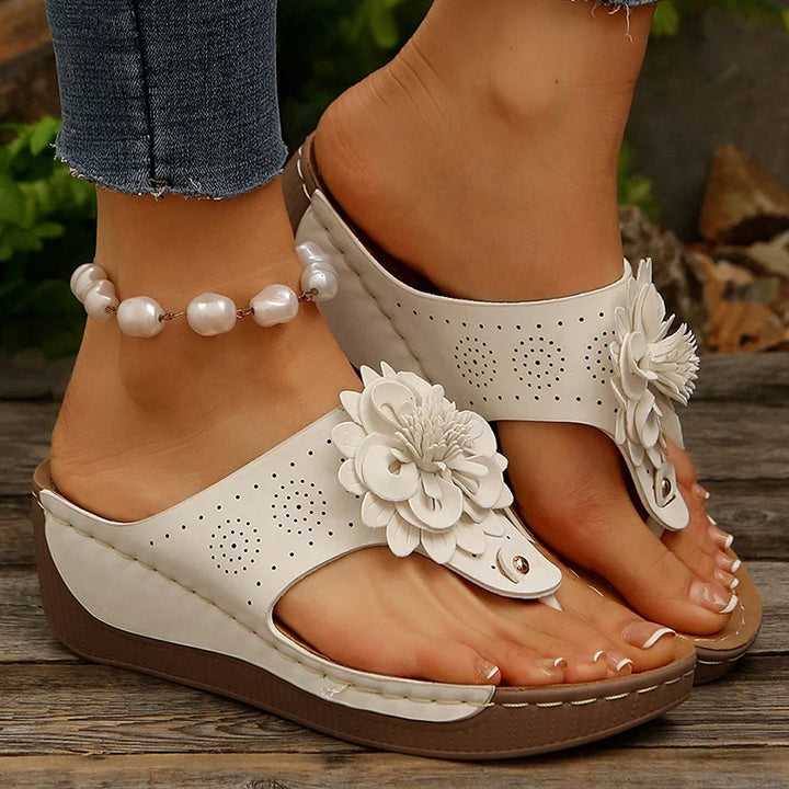 Petal Wedge Sandal