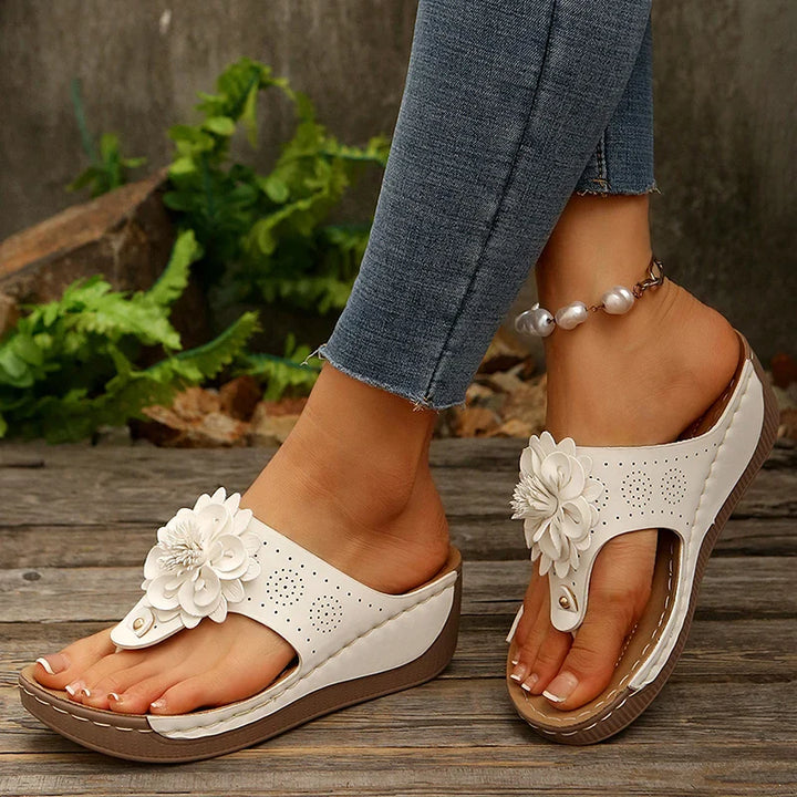 Petal Wedge Sandal