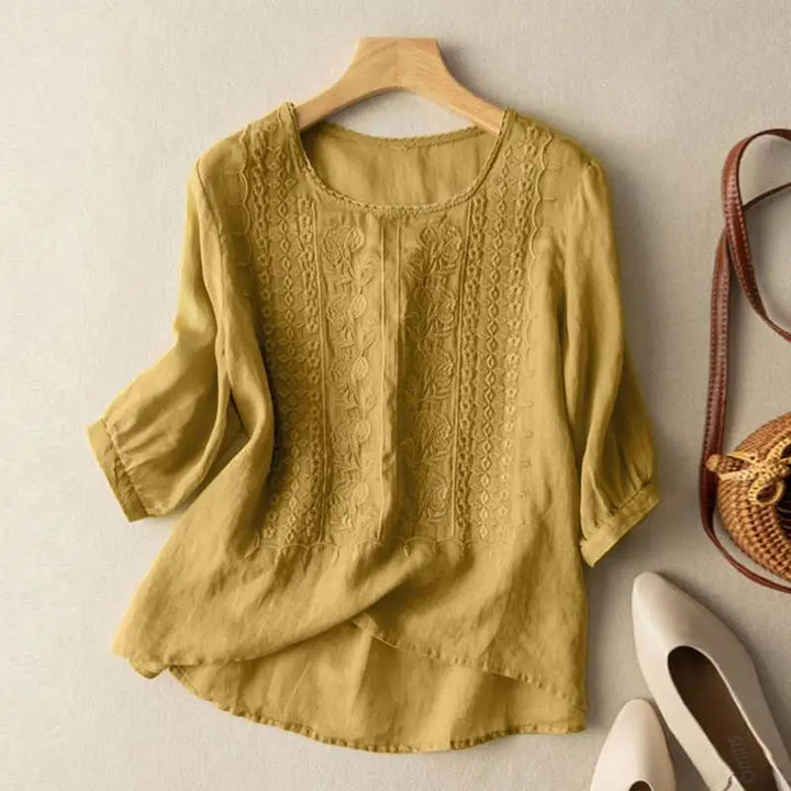 Debbie | Embroidered Relaxed Blouse