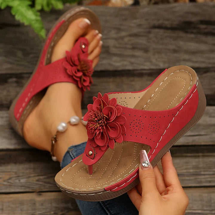 Petal Wedge Sandal