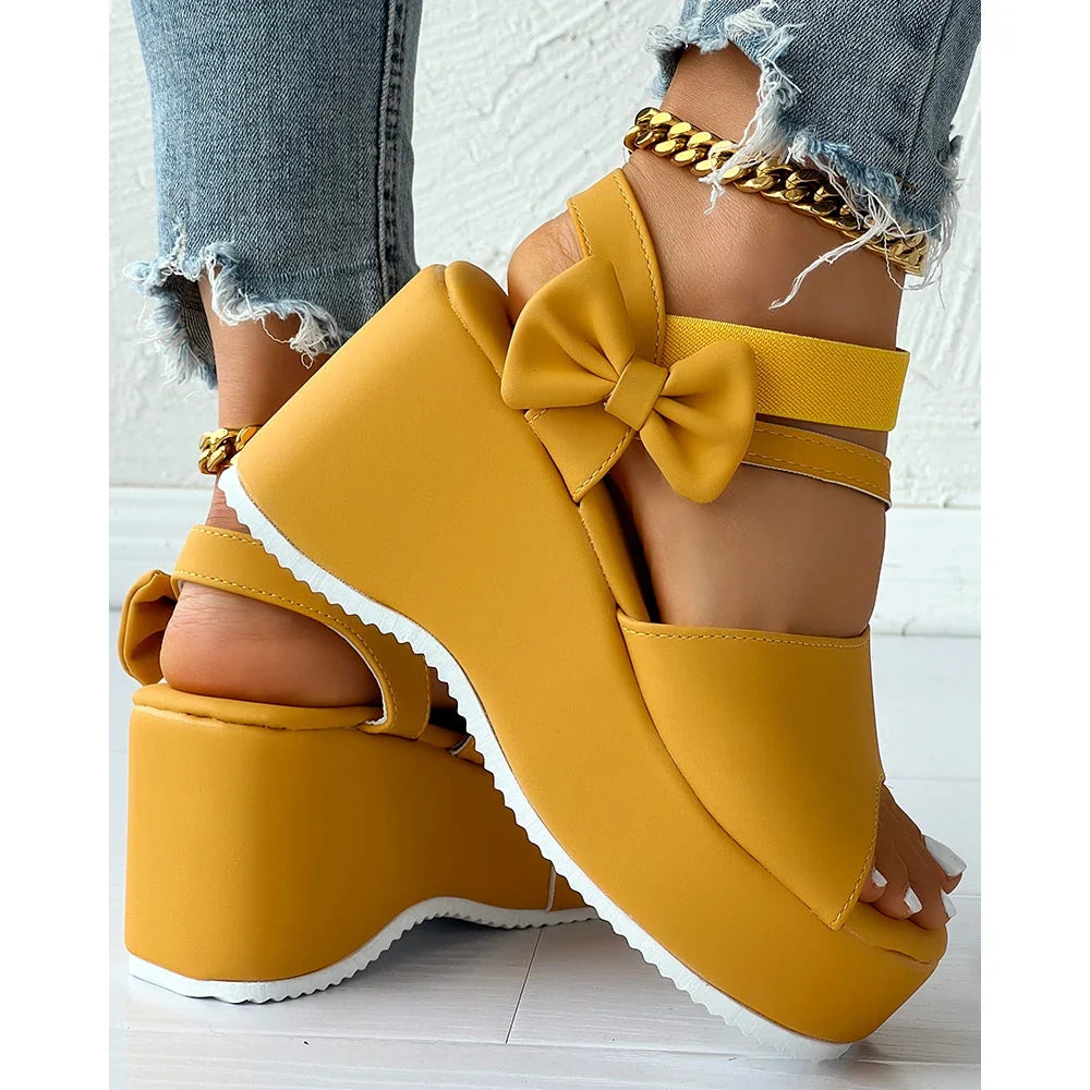 Valeria Bow Wedges