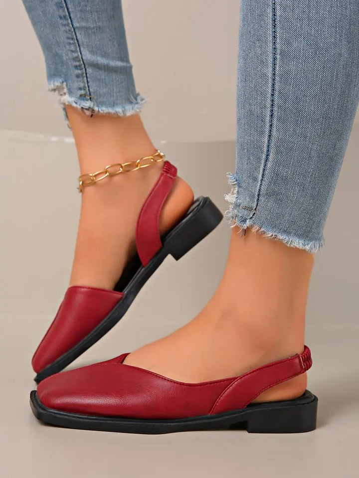 Colorblock Slip Flat