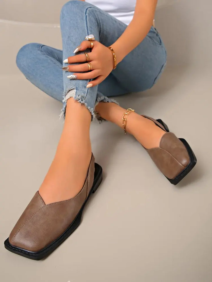 Colorblock Slip Flat