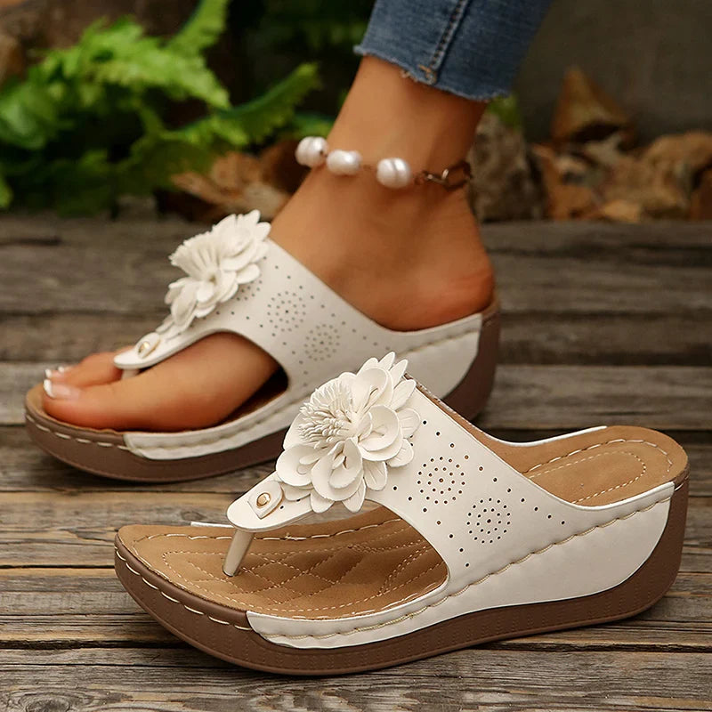 Petal Wedge Sandal