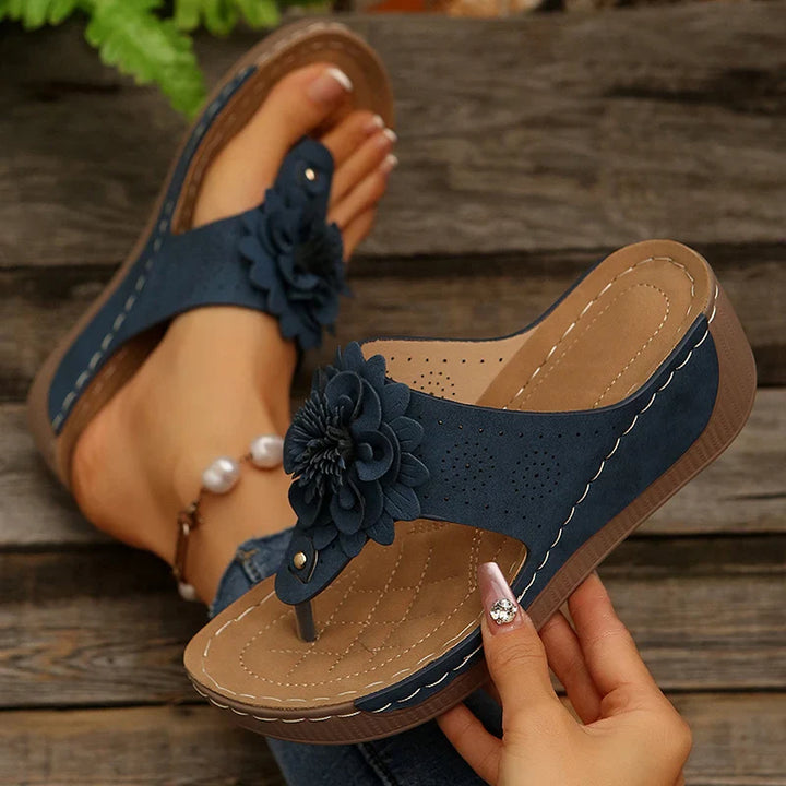 Petal Wedge Sandal