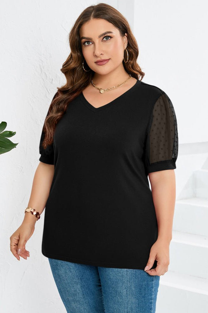 Elvira | Sleek V-Neck Blouse