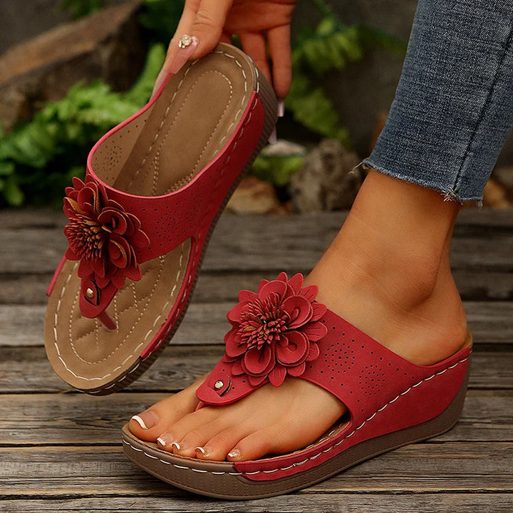 Petal Wedge Sandal