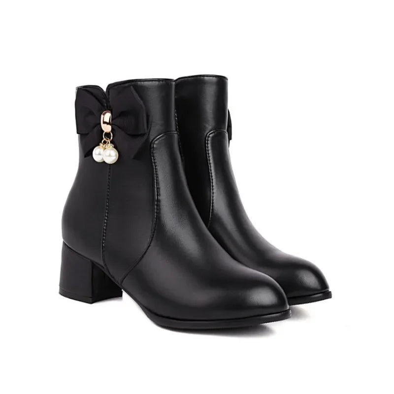 Pearlette Ribbon Heels