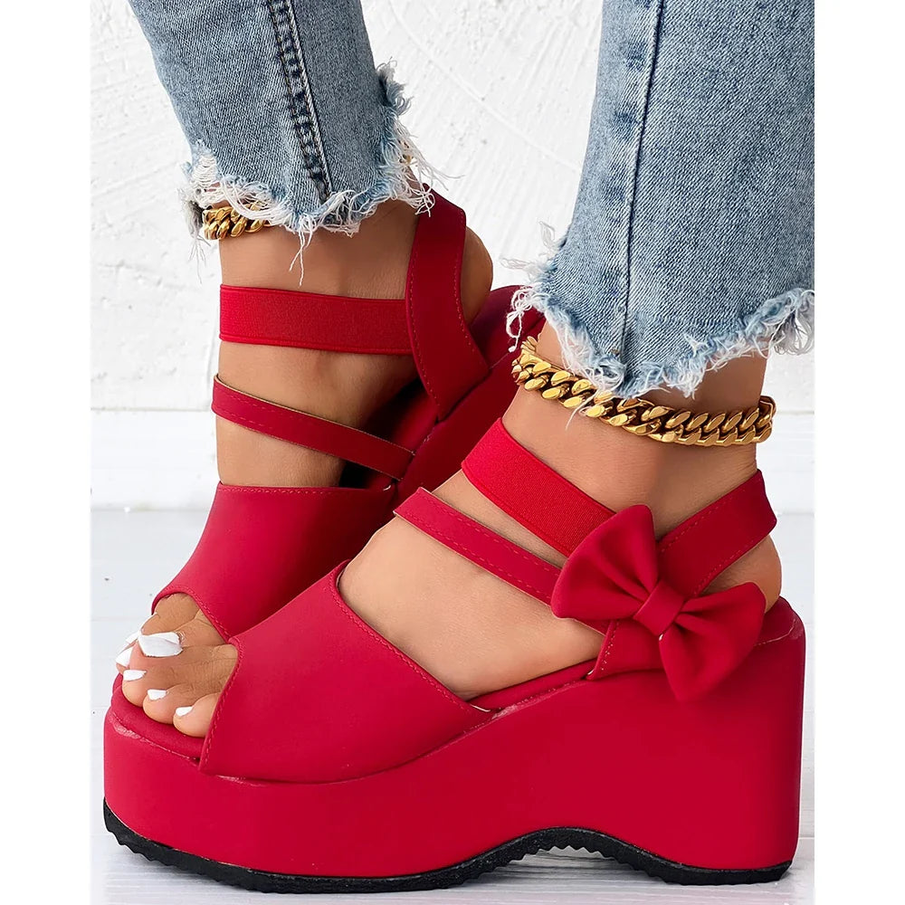 Valeria Bow Wedges