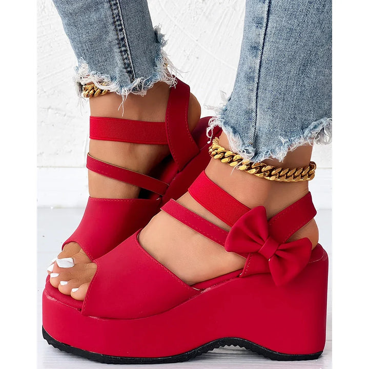 Valeria Bow Wedges