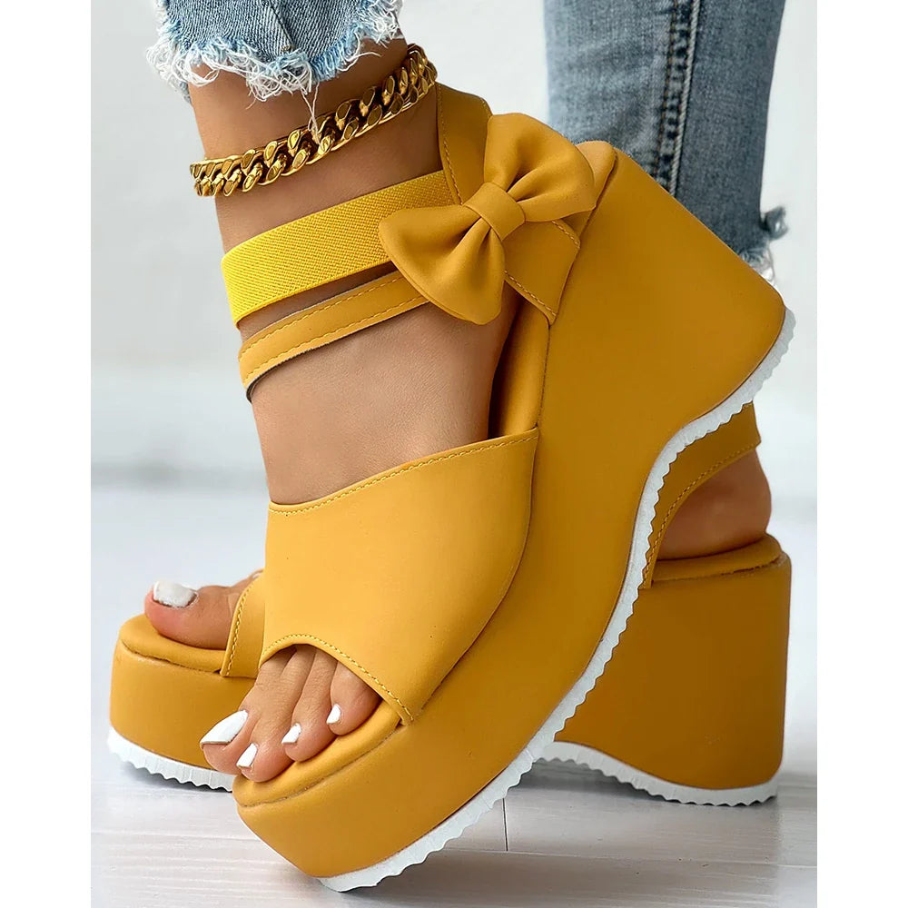 Valeria Bow Wedges