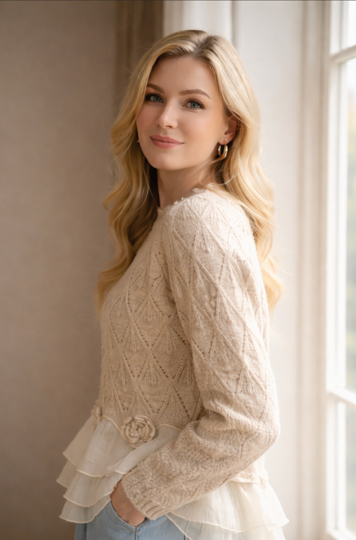Lizzy | Ruffle Cardigan