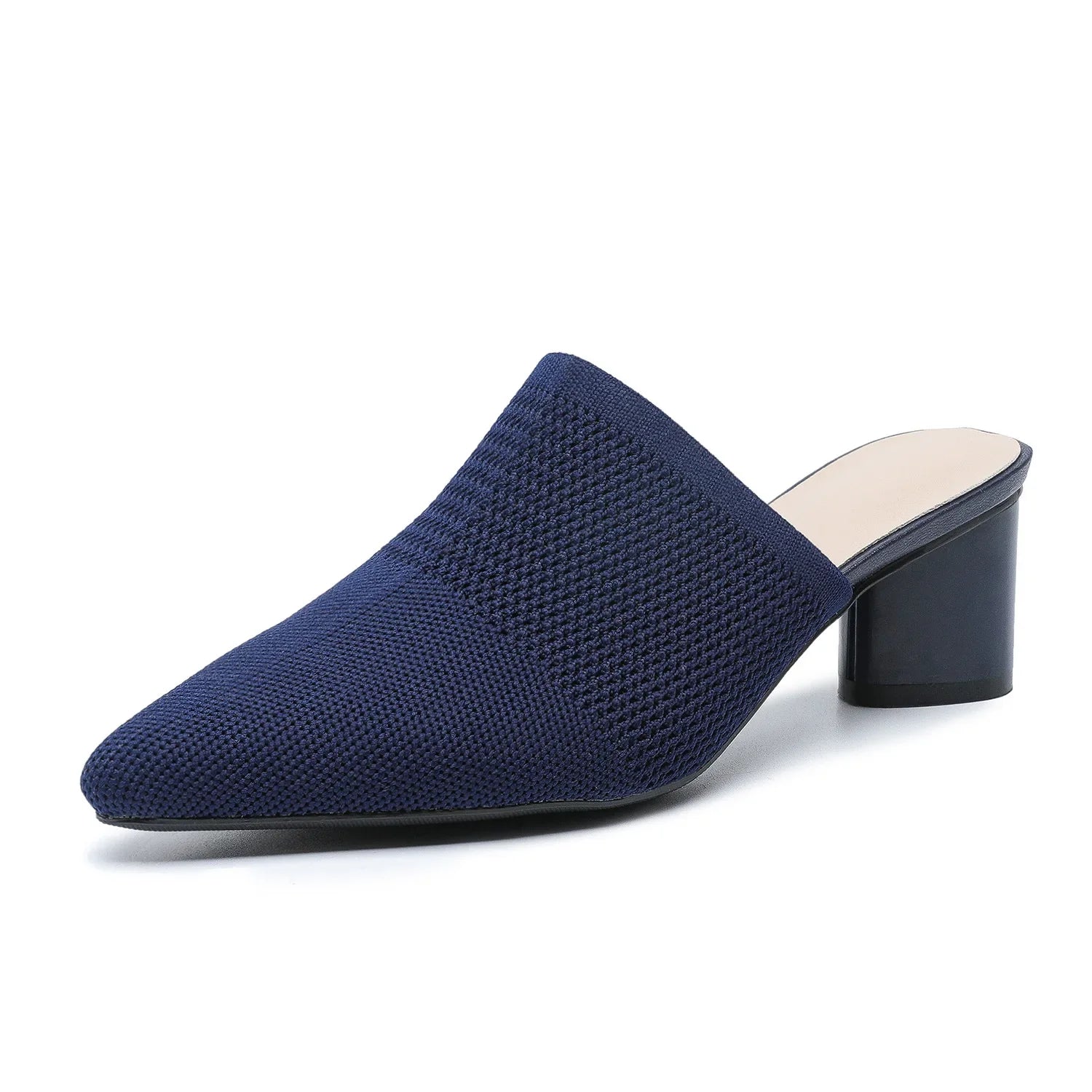 Pointed Knit Mules
