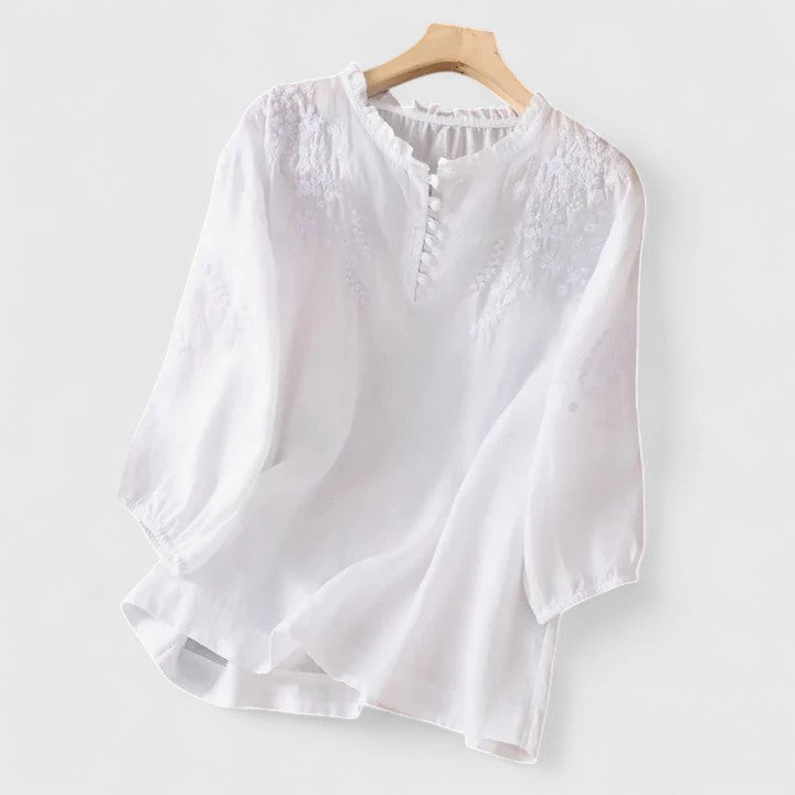 Amparo | Elegant Button-Front Blouse