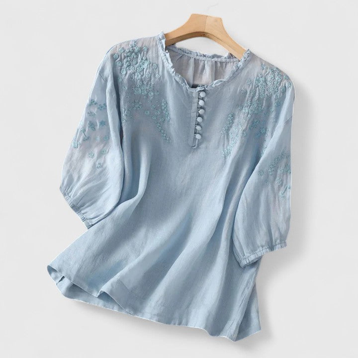 Amparo | Elegant Button-Front Blouse