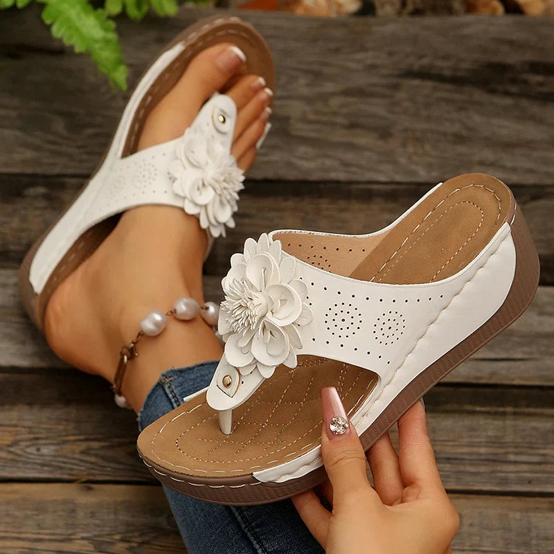 Petal Wedge Sandal