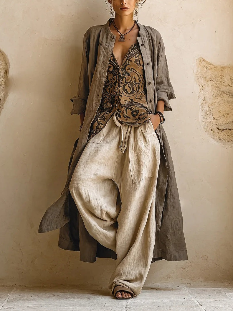 Dakota™ | Bohemian Cotton & Linen 3-Piece Set