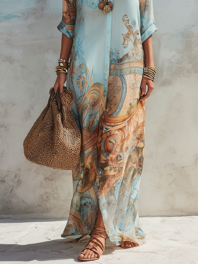 Taylor | Elegant Floral Maxi Dress