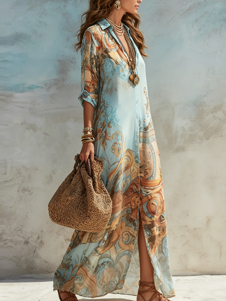 Taylor | Elegant Floral Maxi Dress