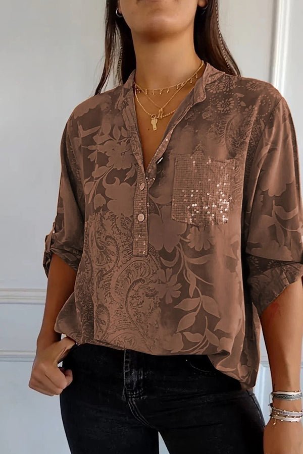 Susy | Elegant Sequin Top