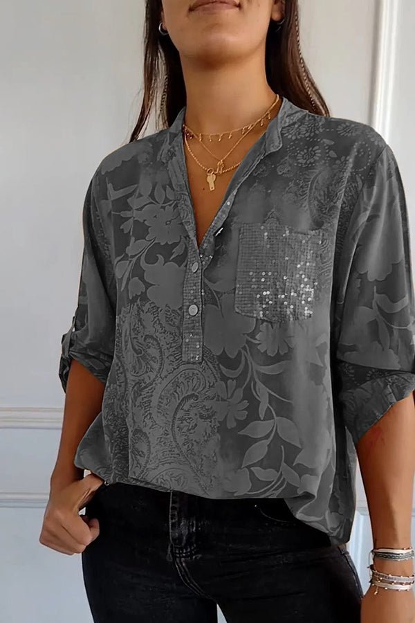 Susy | Elegant Sequin Top
