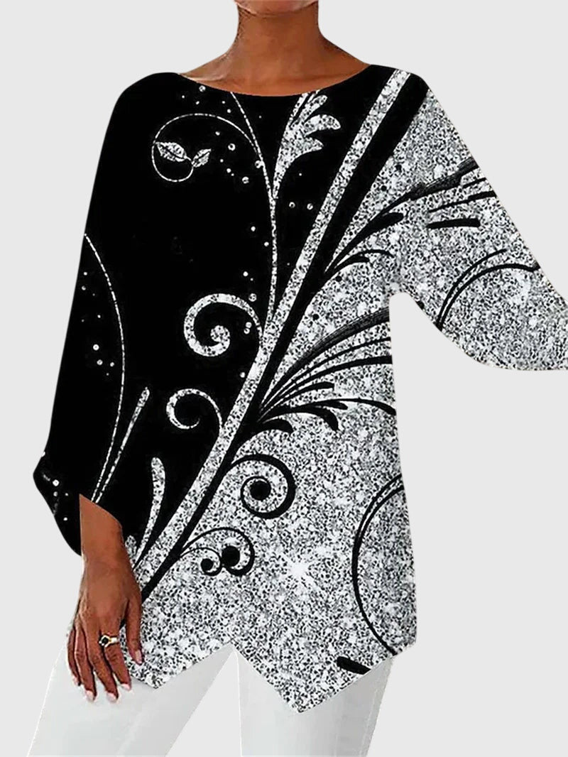 Cris | Elegant Crew Neck Top