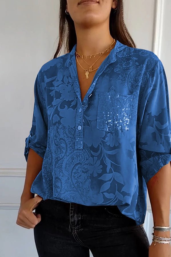 Susy | Elegant Sequin Top