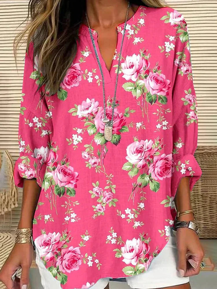 Tessa | Graceful Floral Blouse