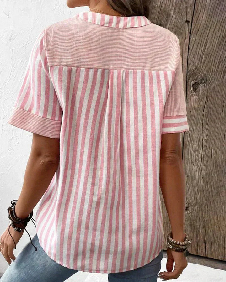 Priya | Soft Striped Blouse