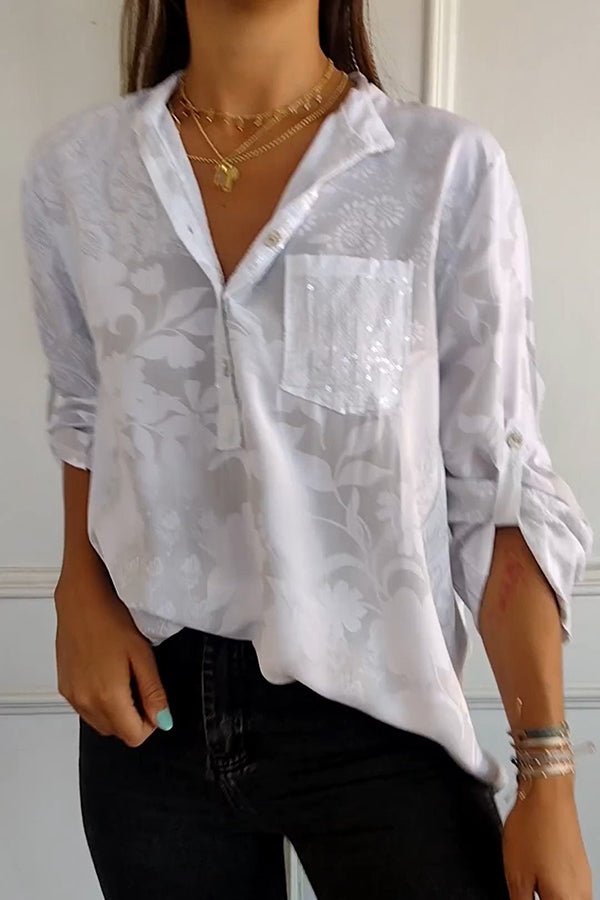Susy | Elegant Sequin Top