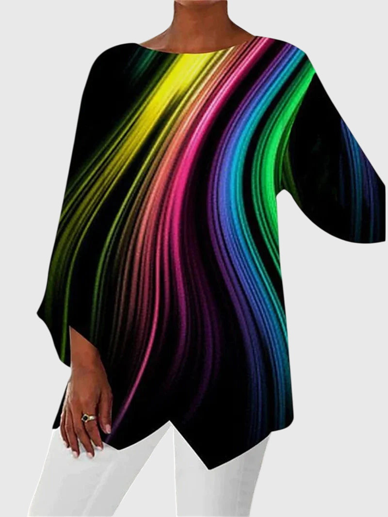 Cris | Elegant Crew Neck Top