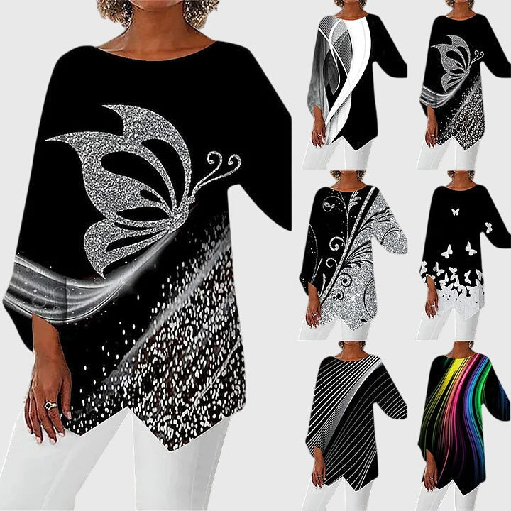 Cris | Elegant Crew Neck Top