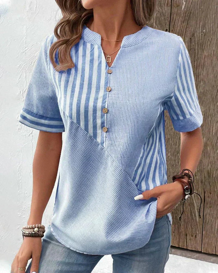 Priya | Soft Striped Blouse
