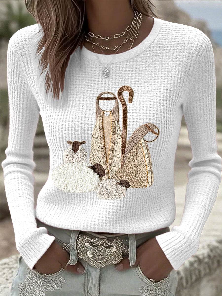 Gayle | Christmas Jesus Nativity Tops
