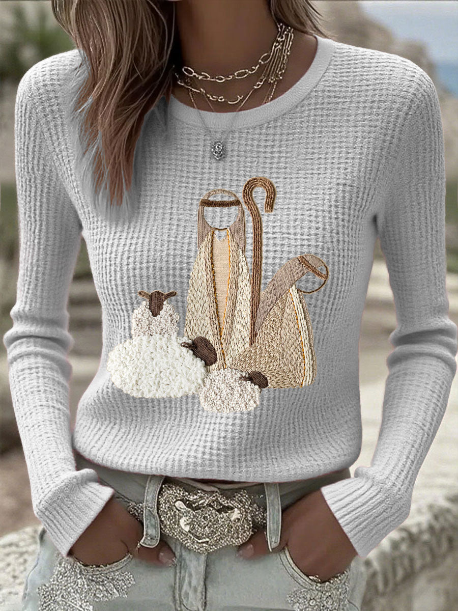 Gayle | Christmas Jesus Nativity Tops