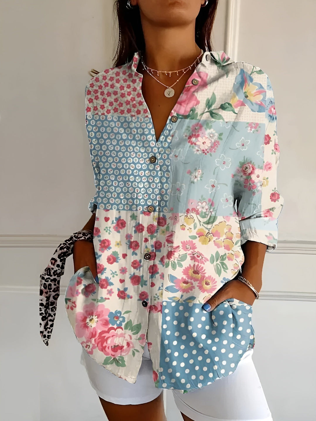 Lena | Floral Summer Blouse