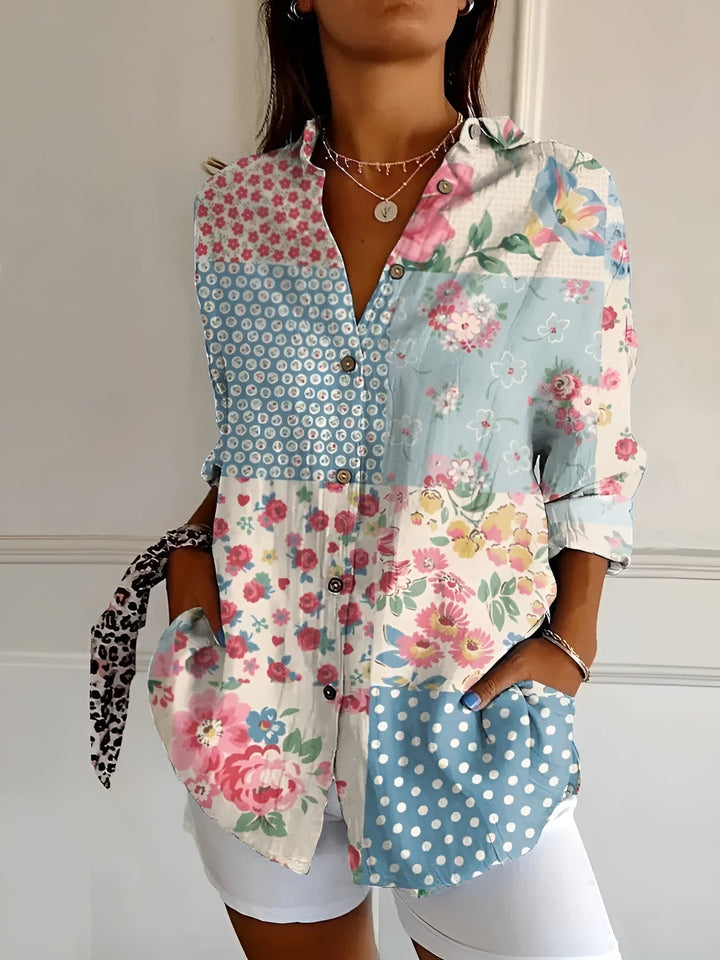 Lena | Floral Summer Blouse