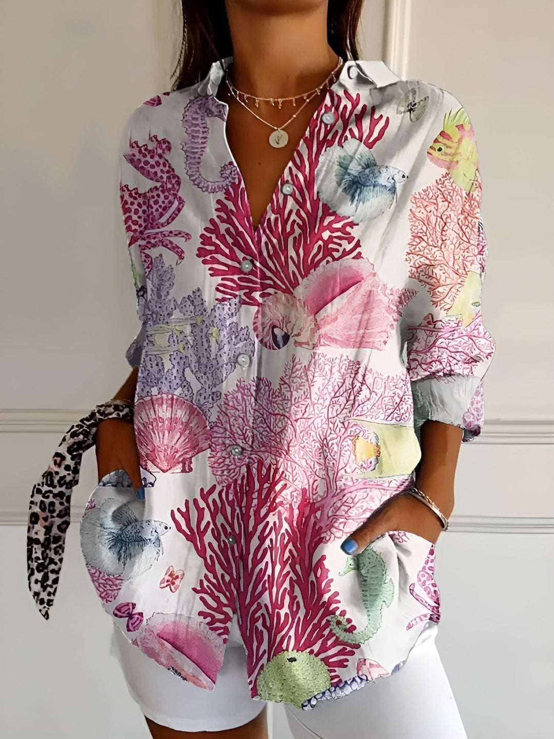 Lena | Floral Summer Blouse