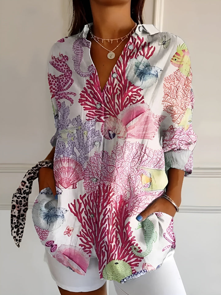 Lena | Floral Summer Blouse